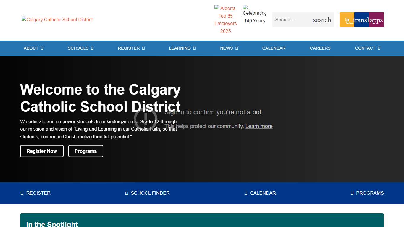 Home - Calgary Catholic School District